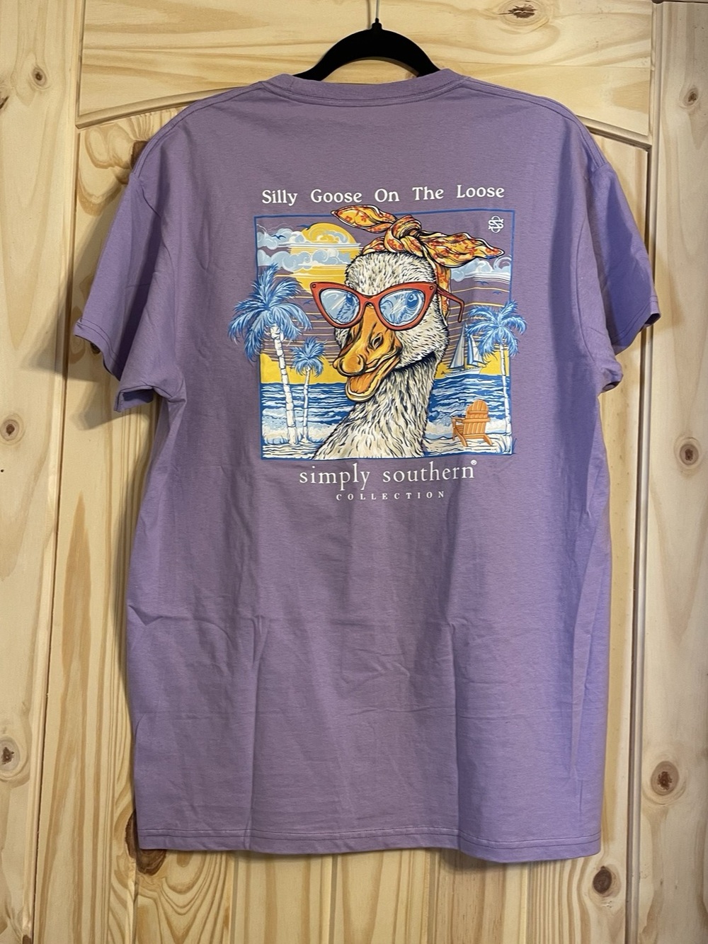 Simply Southern 100% Cotton Purple Tee Shirt